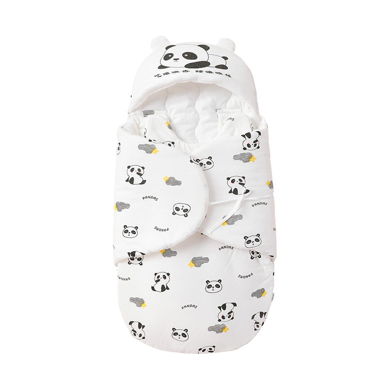 婴儿抱被秋冬季加厚睡袋s新生衣服初生宝宝冬天春秋款纯棉外出包