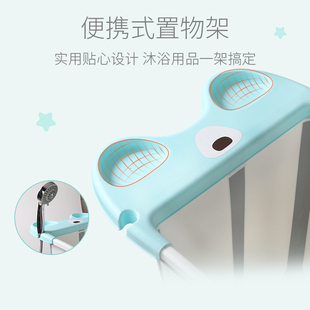 中大童折叠浴桶小孩泡澡桶儿童可坐浴盆小户型P洗澡盆浴缸家用药