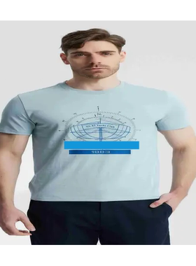 NDK 时尚休闲短袖圆领T恤-222TO223142D