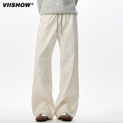 VIISHOW美拉德复古暗纹斜