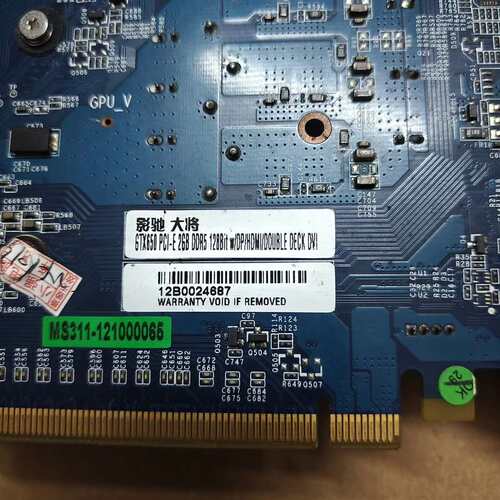 {议价}影驰GTX650大将 2G DDR5 128bit 拆机，成{可维修}