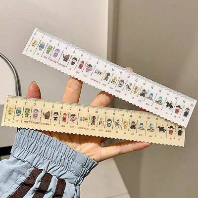 新款中国历史朝代尺儿童学习文具直尺学生幼儿园班级分享礼品