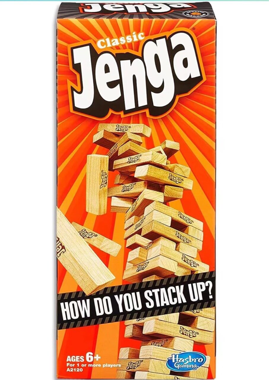 英文/西文/法文/俄文JENGA叠叠乐游戏