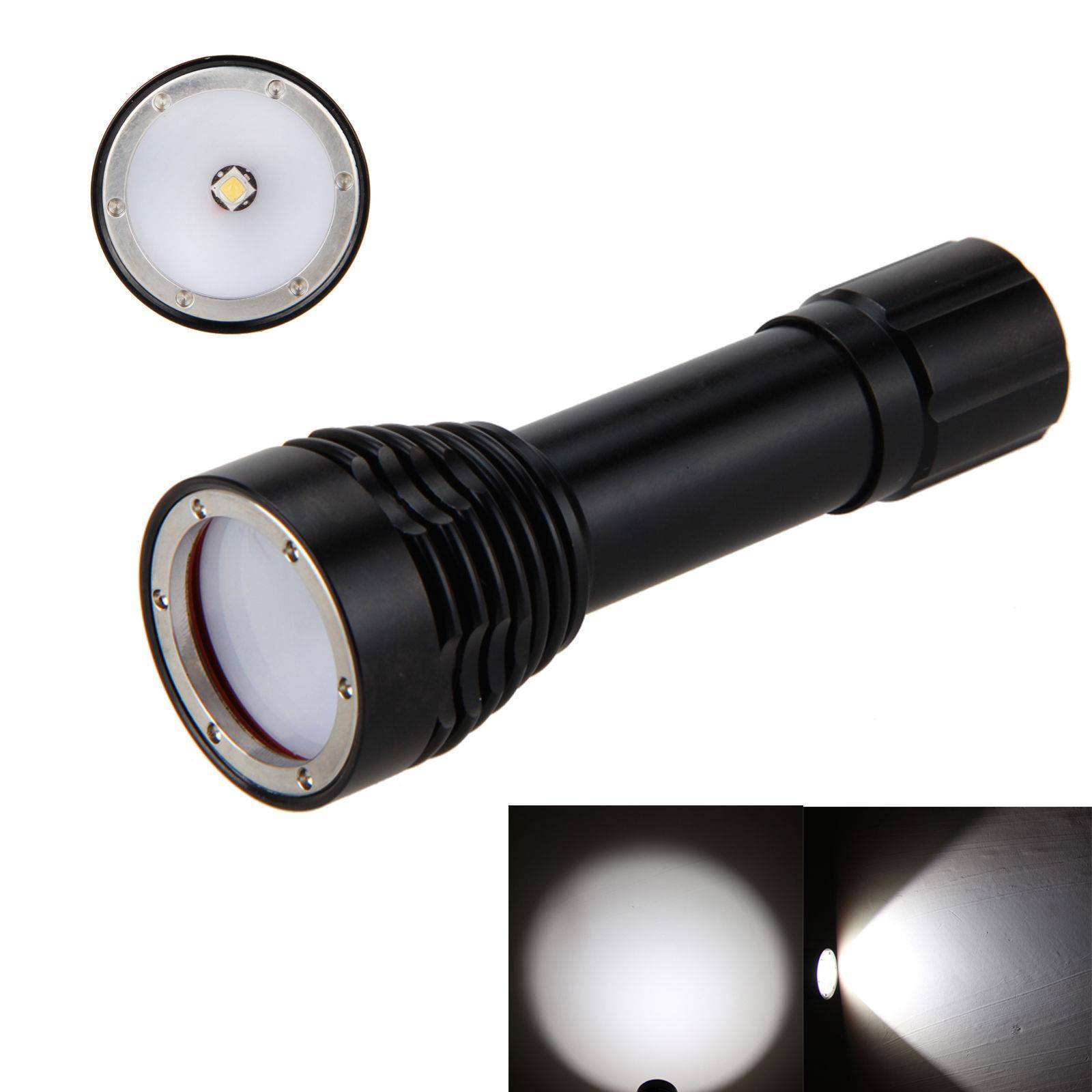 L2潜水手电筒LED远射蓝光潜水手电摄影补光电筒水下照明