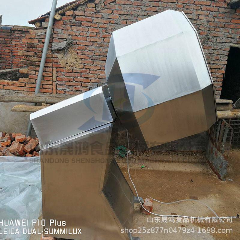 八角自动拌料机膨化食品糙米卷夹心果搅拌机厂家热卖