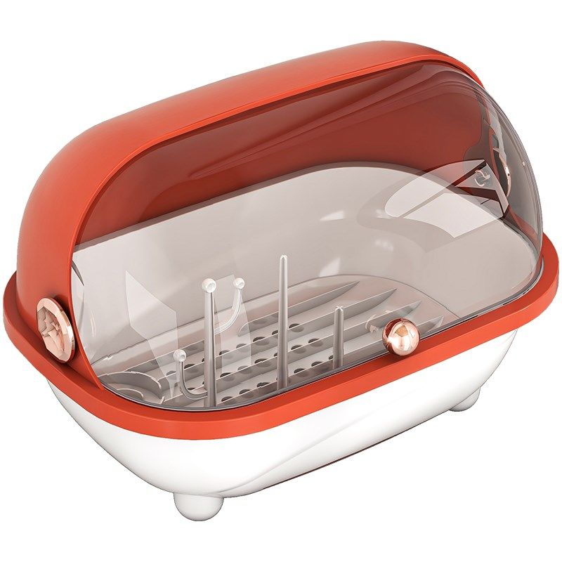 奶瓶收纳箱小型宝宝辅食工具收纳柜沥水架防尘带盖婴儿餐具收纳盒,婴童用品,奶瓶储存盒/奶瓶盒,淘宝优惠券,粉丝福利购,淘宝优惠卷