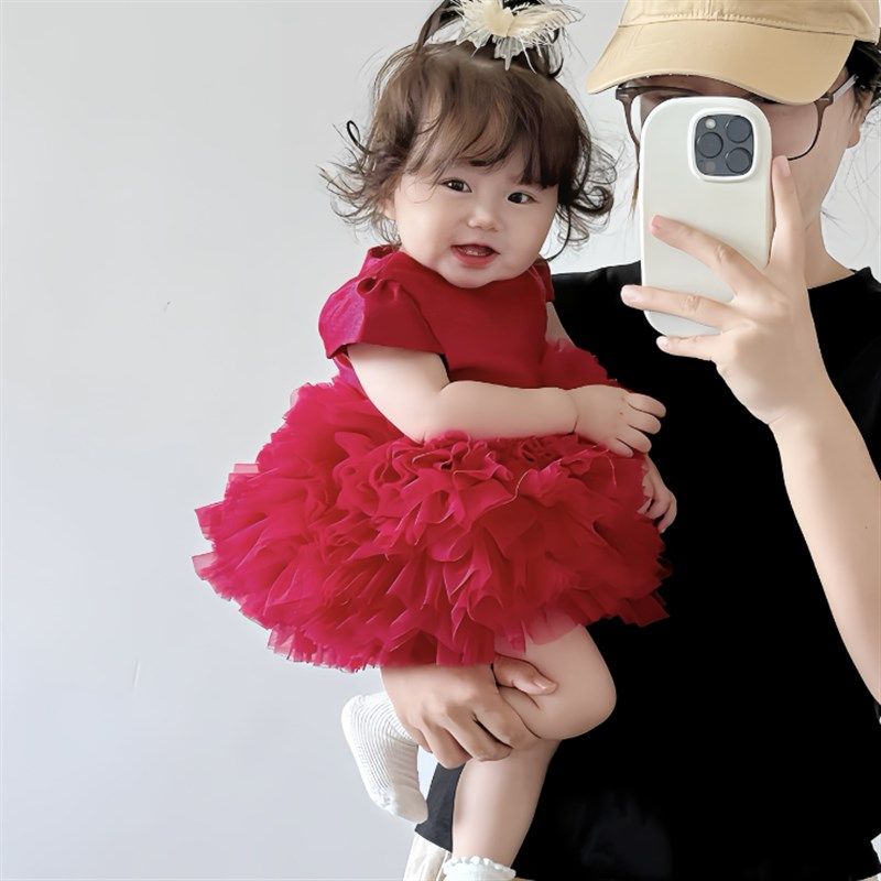夏装女童周岁礼服公主裙连衣裙女宝生日礼服婚纱裙走秀花童蓬蓬裙,童装/婴儿装/亲子装,儿童礼服,淘宝优惠券,粉丝福利购,淘宝优惠卷