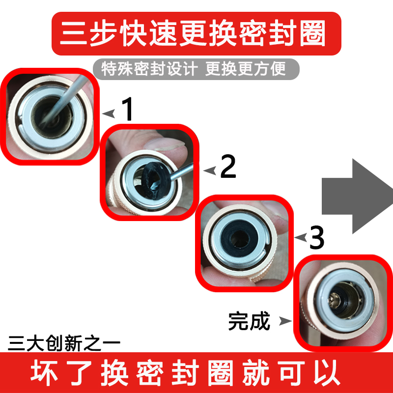 C式 自锁气动快速接头氧气管PU管风炮管子空压机气泵接头公母快插