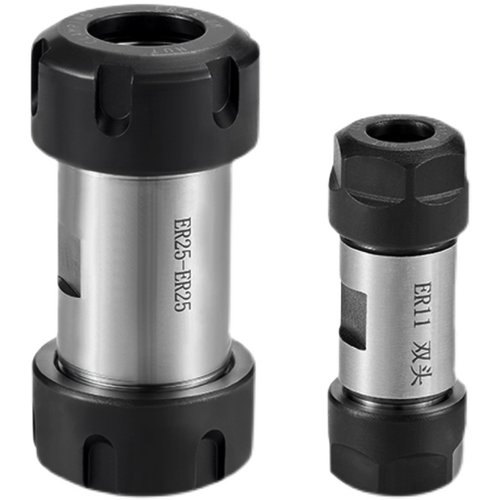 双头ER刀杆钻夹头延长杆ER11 16 20 25 32电机轴连接钻孔转换套