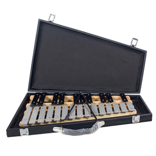 木琴成人打击乐器儿童叮当小钟琴马林巴琴便携式专业25键铝板琴