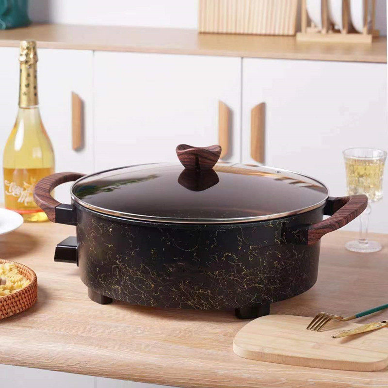 15L大容量鸳鸯电火锅快煮锅大口径电火火锅锅插电火锅8-10人 商用