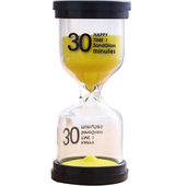 60分钟半一小时开学礼物流沙瓶 沙漏计时器儿童刷牙时间3