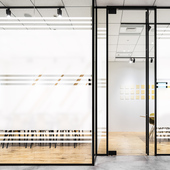 公司办公室玻璃贴膜静电遮光移门玻璃贴膜腰线隔断磨砂玻璃门贴纸