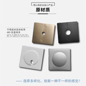 墙洞口堵盖电视线孔盖开关插座预留孔遮丑盖方形空调孔管道装 饰盖