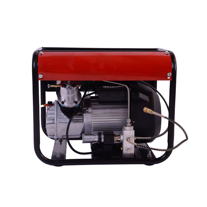 猎鹰双缸40mpa充气泵电动高压打气机压缩机30mpa水冷