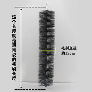 鱼池过滤毛刷锦鲤池水族箱鱼缸底滤养殖池塘不锈钢孵化过滤材料