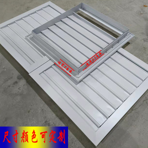 铝合金自垂式百叶窗通风口定制烤烟房排风口户外防雨透气百叶窗