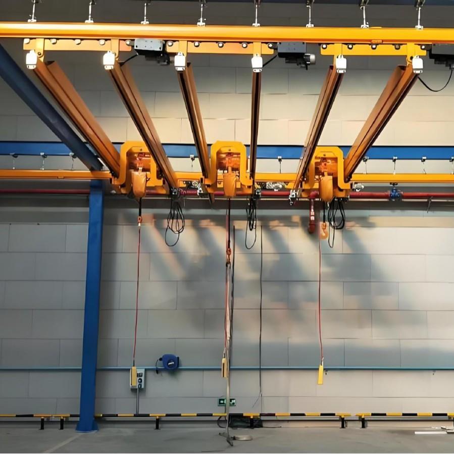 KBK悬挂起重机轨道组合式柔性吊5吨电动滑轨悬挂起重机框架行车