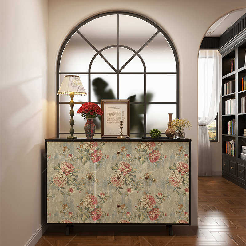 复古装饰翻新家具贴纸橱柜改造民宿布置自粘壁纸防水柜子遮丑贴画,家居饰品,软装墙贴,淘宝优惠券,粉丝福利购,淘宝优惠卷