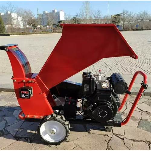 柴油汽油大马力木材秸秆粉碎机小型树枝粉碎机果园修剪枝条粉碎机