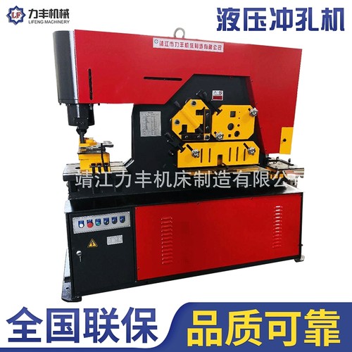 力丰厂家供应液压冲孔机联合冲剪机液压钢板冲孔机