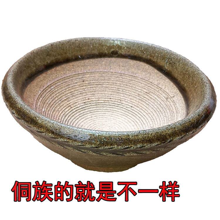 贵州从江擂钵磨辣椒米粉羚羊角手工陶研磨碗研磨器手动宝宝辅食图片