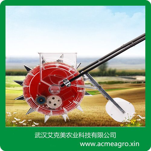农业种植手推播种机滚轮式花生大豆玉米播种机人力播种机