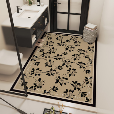 卫生间地垫干湿分离门口洗手池厕所硅藻泥大尺寸浴室吸水垫可裁剪