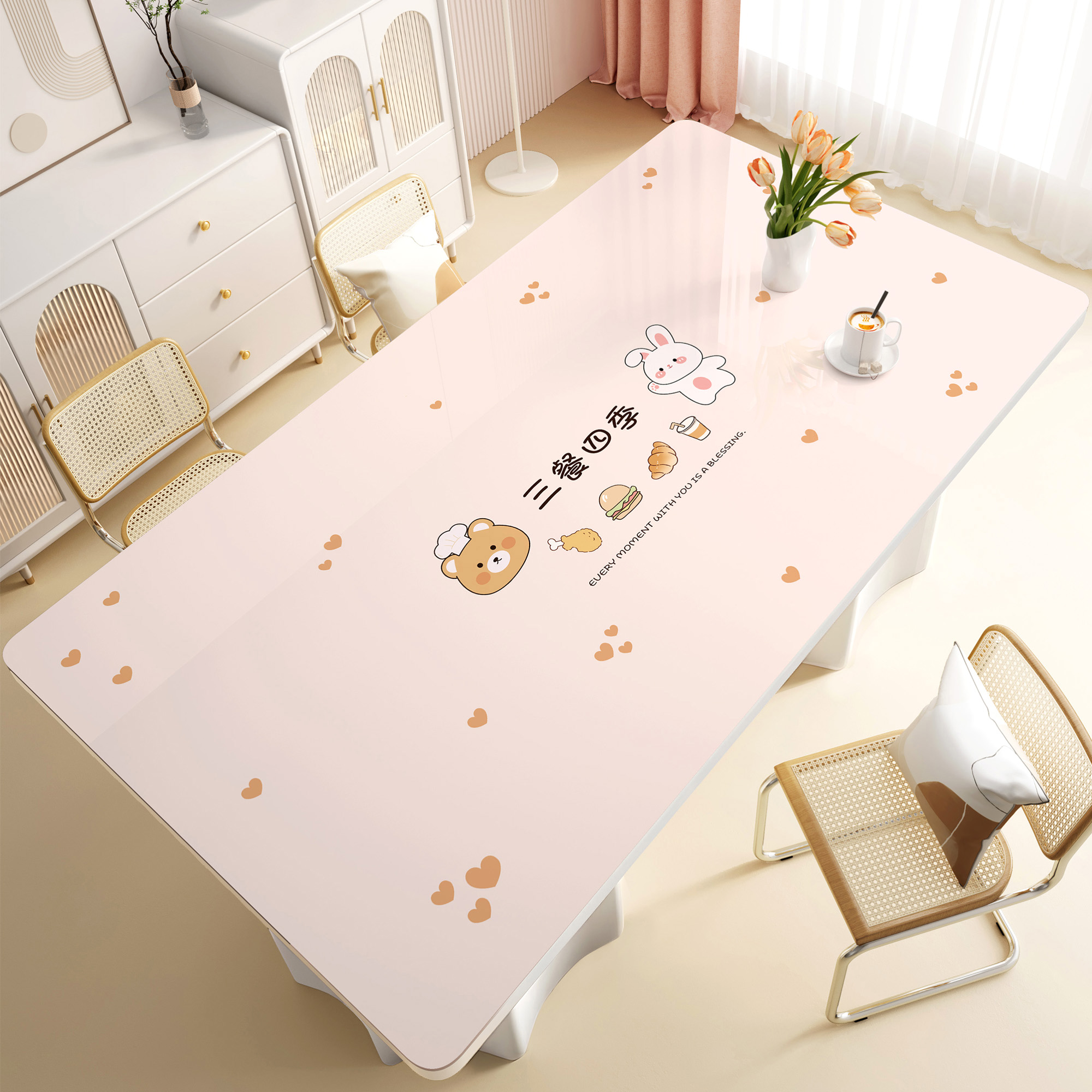 软玻璃桌垫防烫简约新款茶几垫pvc桌面垫书桌垫防水防油免洗桌布