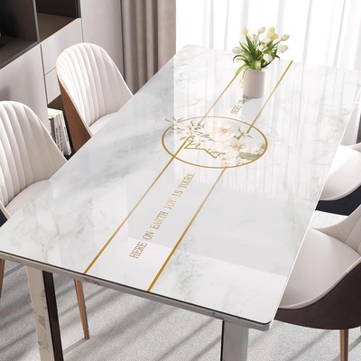 餐桌垫免洗防油防水防烫PVC桌布轻奢高级感茶几桌垫软玻璃桌面垫
