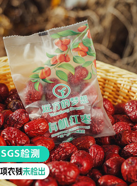 远方的梦想有机特级红枣新疆和田红枣特产煮汤泡水多国有机认证