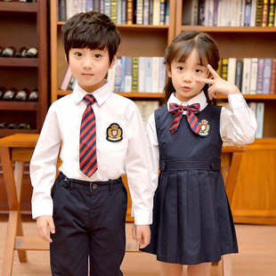 校服裙套装儿童英伦学院风春秋季男女童韩版小学生班服幼儿园园服