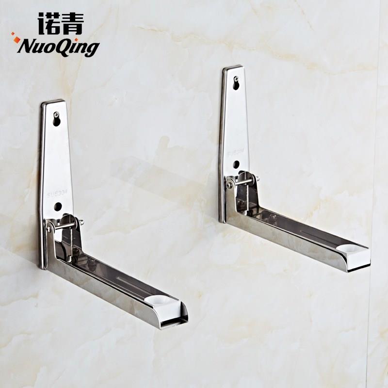 收纳铝厨房微波炉架壁挂式 2层置物架子支架挂架烤箱双层太空