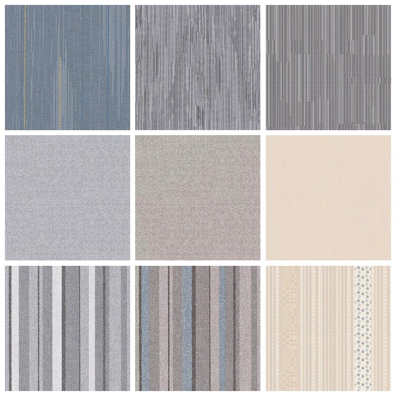 通体精雕釉地毯砖600x600酒店布纹砖灰色卧室瓷砖条纹哑光地砖
