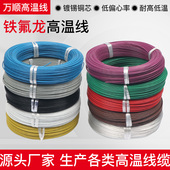 0.75 0.5 1平方地感线 0.3 国标铁氟龙线束加工镀锡耐高温电线0.2