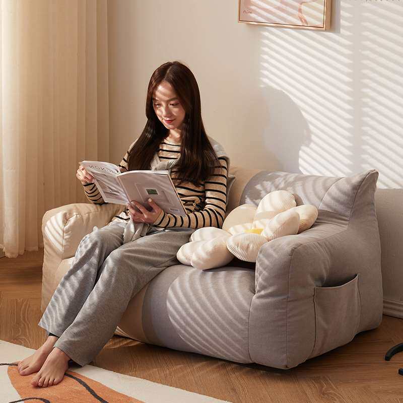 懒人沙发小户型卧室女可躺可睡房间单人双人椅简易网红款迷你可爱