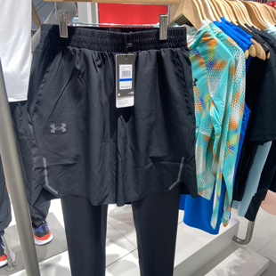 安德玛童装男童假两件长裤吸湿速干运动裤凉感训练裤252123120