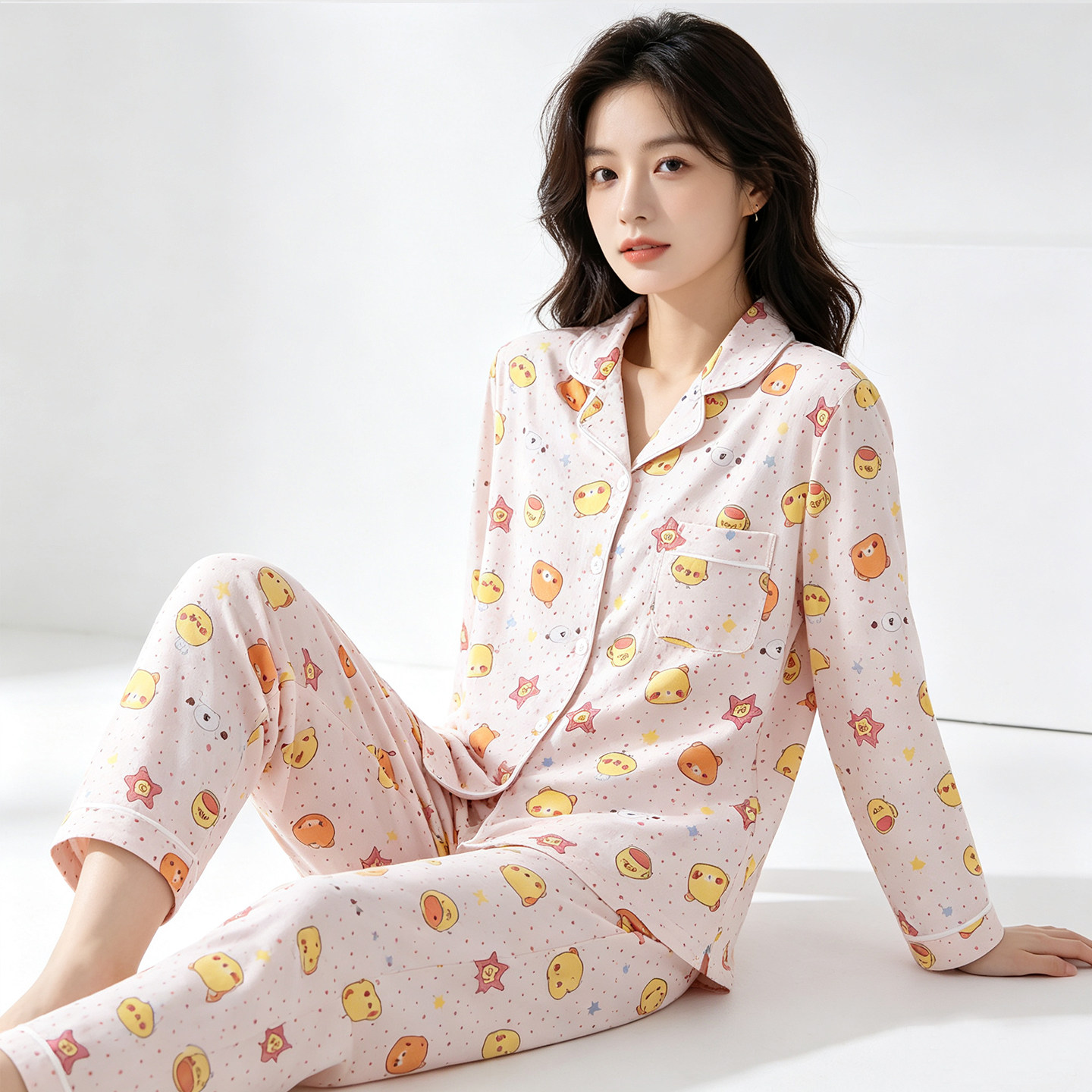 睡衣女家居服男套装可外穿