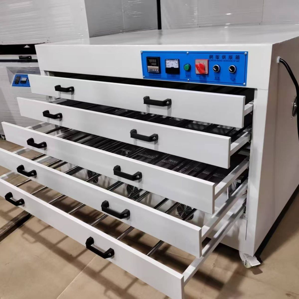 丝印网版烤箱卧式烘版箱印刷烤版机立式丝网版烤箱烘版箱拉网厂家