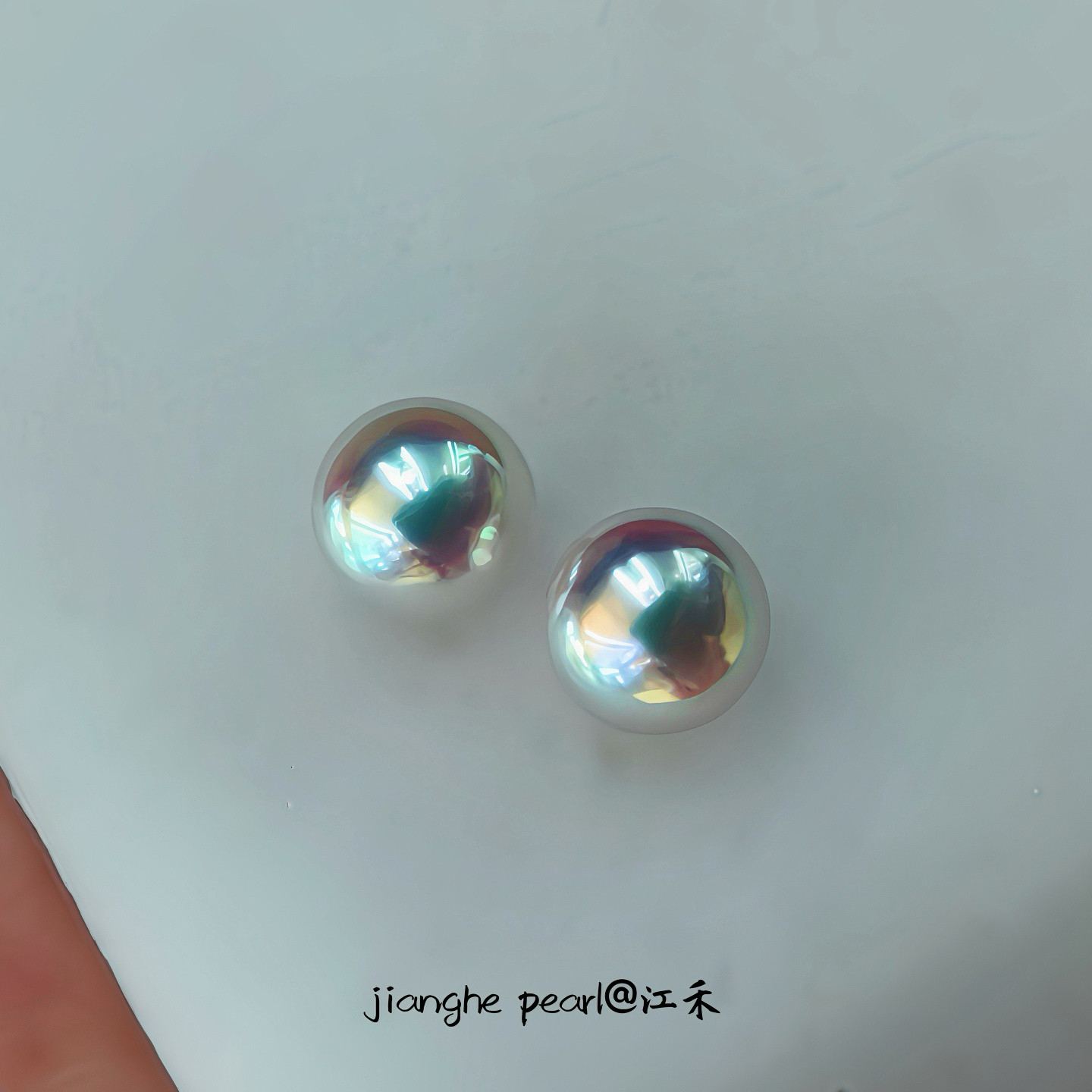 天然海水akoya珍珠耳钉18k金耳钉正圆极光耳环赵露思同款简约素钉,珠宝/钻石/翡翠,耳饰,淘宝优惠券,粉丝福利购,淘宝优惠卷