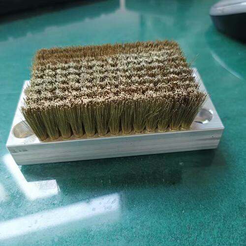 定制铝合金毛刷钢丝刷铜刷长条