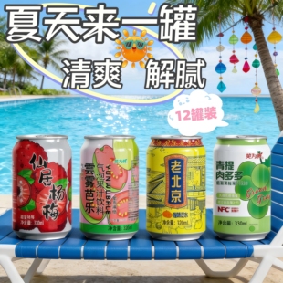 【多味汽水组合】青提肉多多冰菠萝仙居杨梅白桦树汁芭乐碳酸饮料