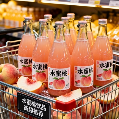 【热销】水蜜桃果味风味10瓶装饮料官方推荐整箱水果饮品清口