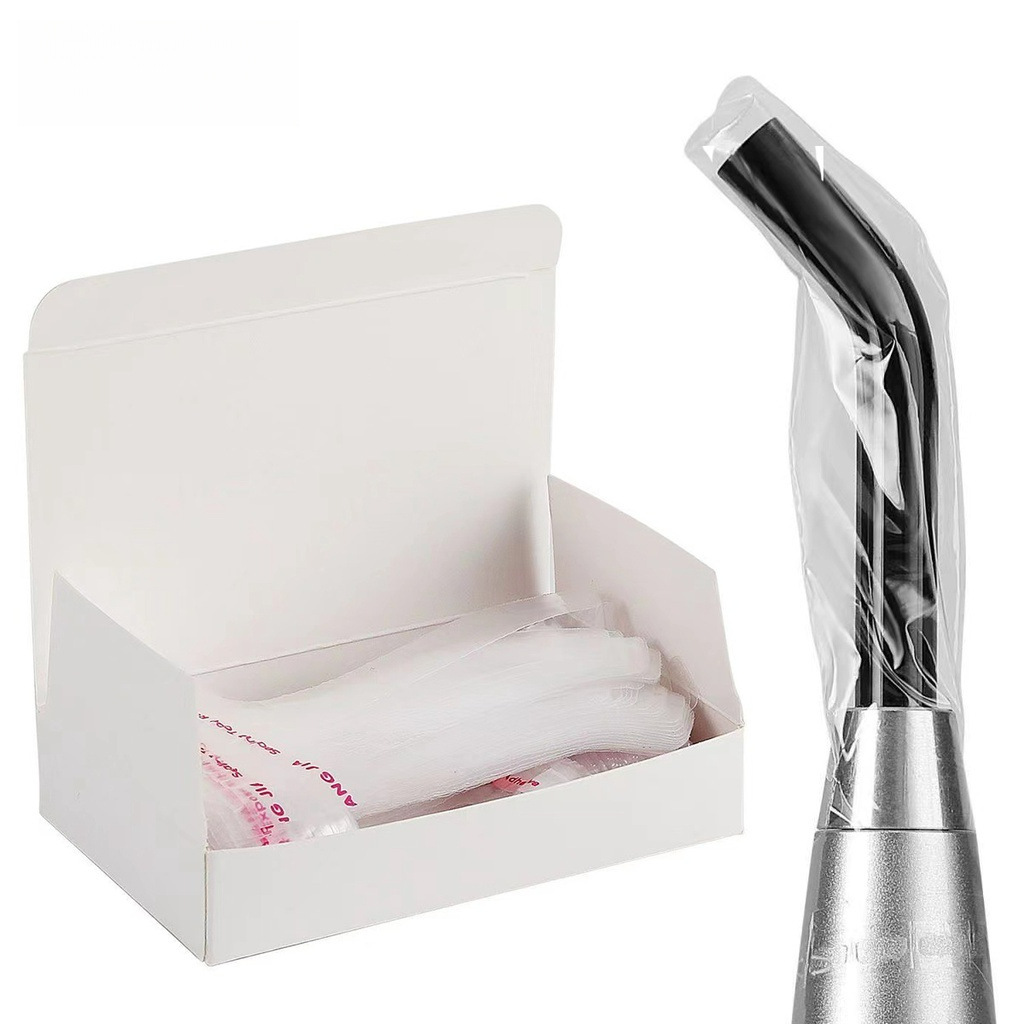 牙科导光棒保护套一次性防污套 光固化灯头手柄防污套 保护膜罩