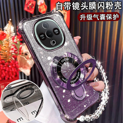 适用VivoY500新款手机壳磁吸支架