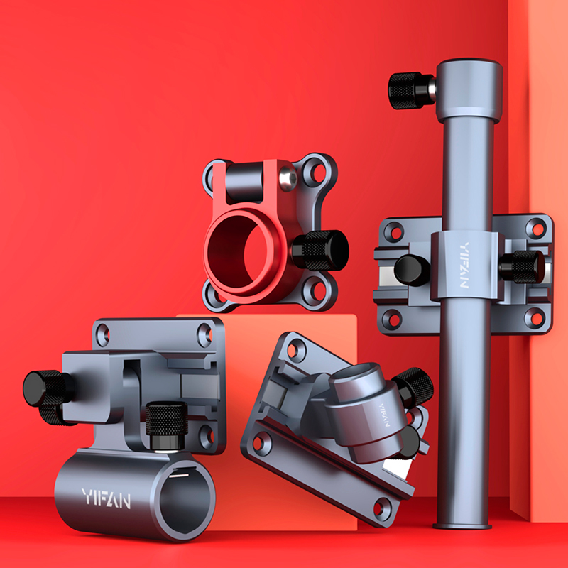 一帆精工新款钓箱配件三件套镁铝合金钓鱼炮台架伞架鱼护架大全