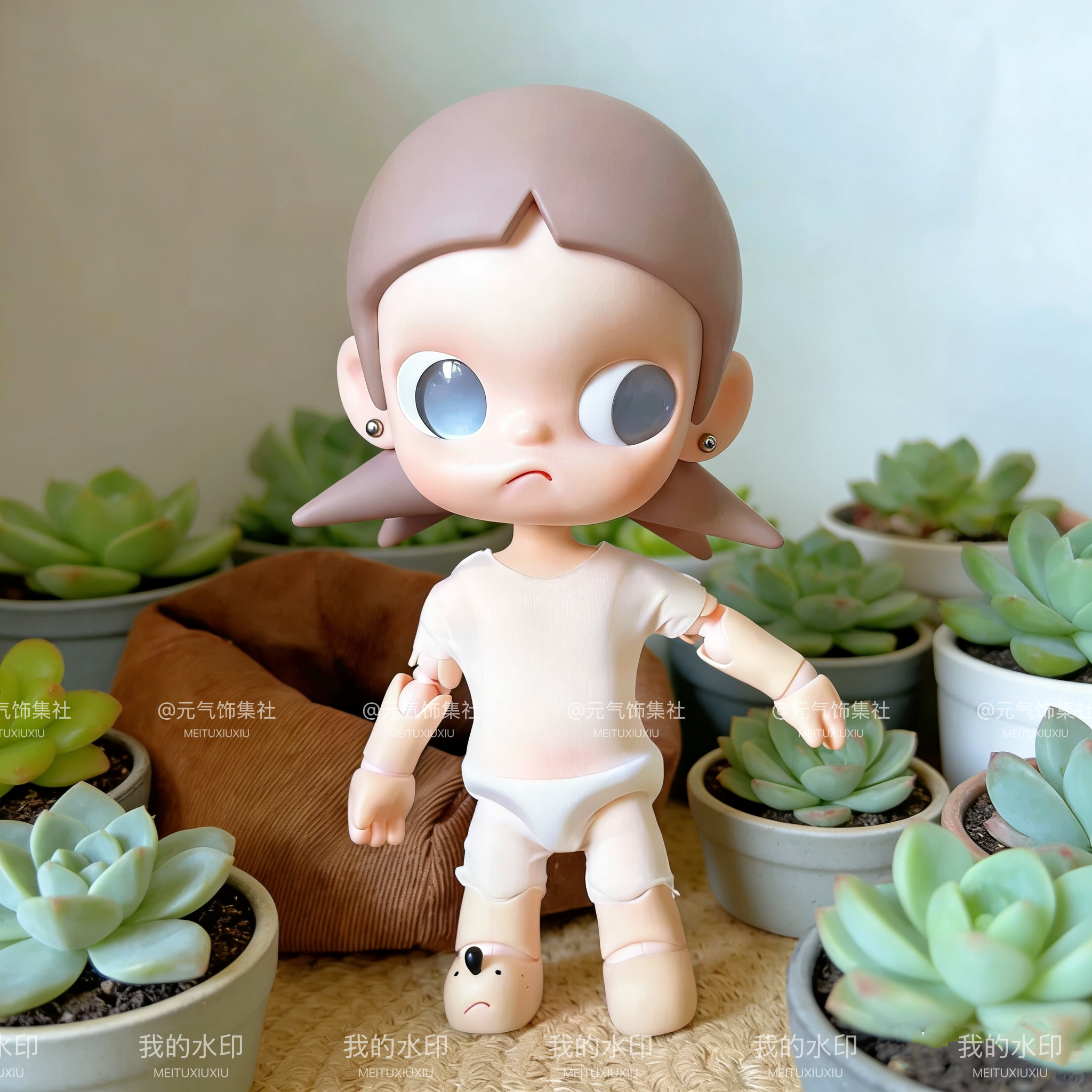 嘎子姐娃衣配饰zsiga防染色服防尘服娃衣长袖短袖防染色娃衣耳钉