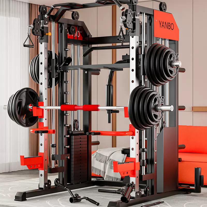 史密斯机商用综合训练器材套装多功能龙门架健身家用深蹲卧推组合