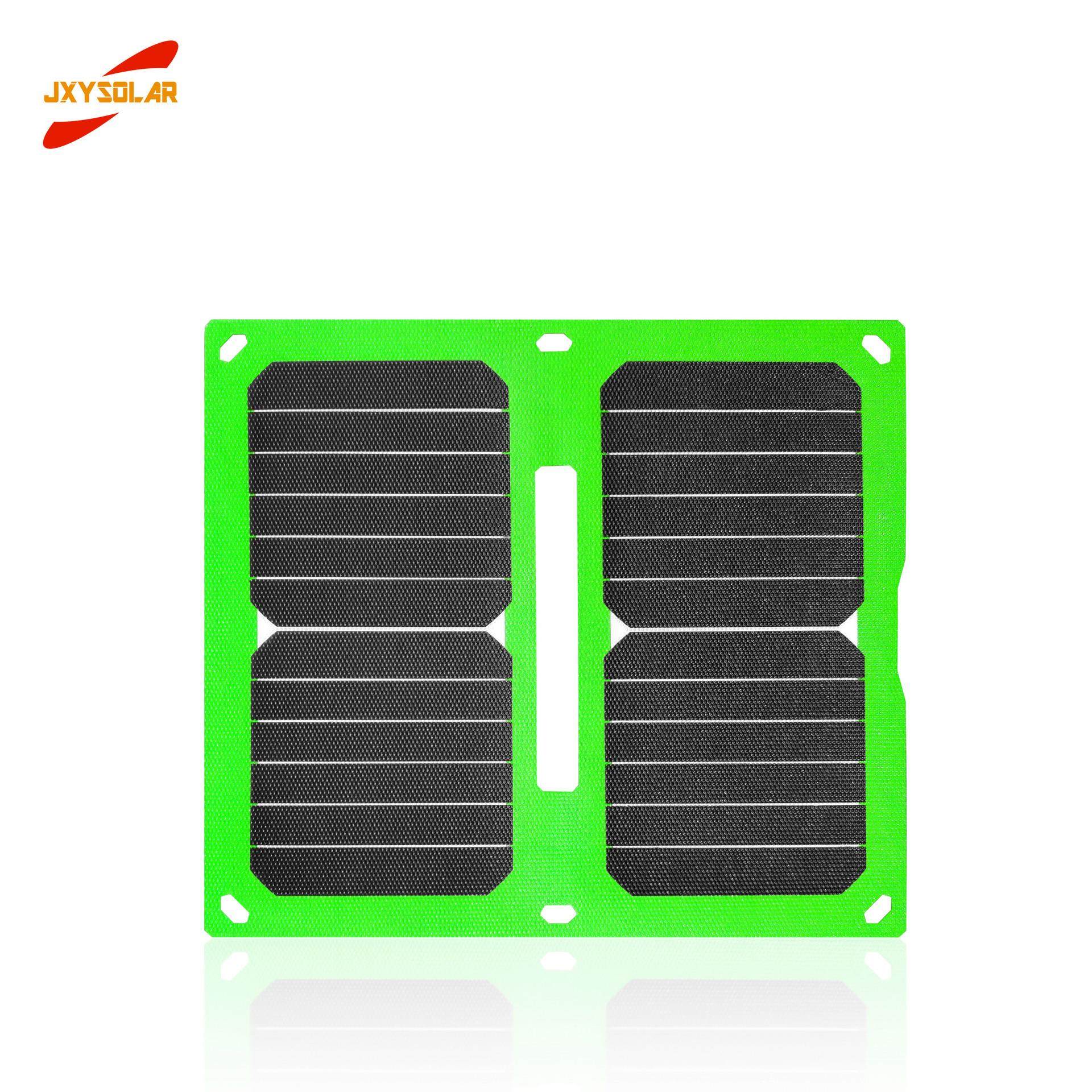 14W便携式ETFE薄膜太阳能折叠包稳压智能识别太阳能充