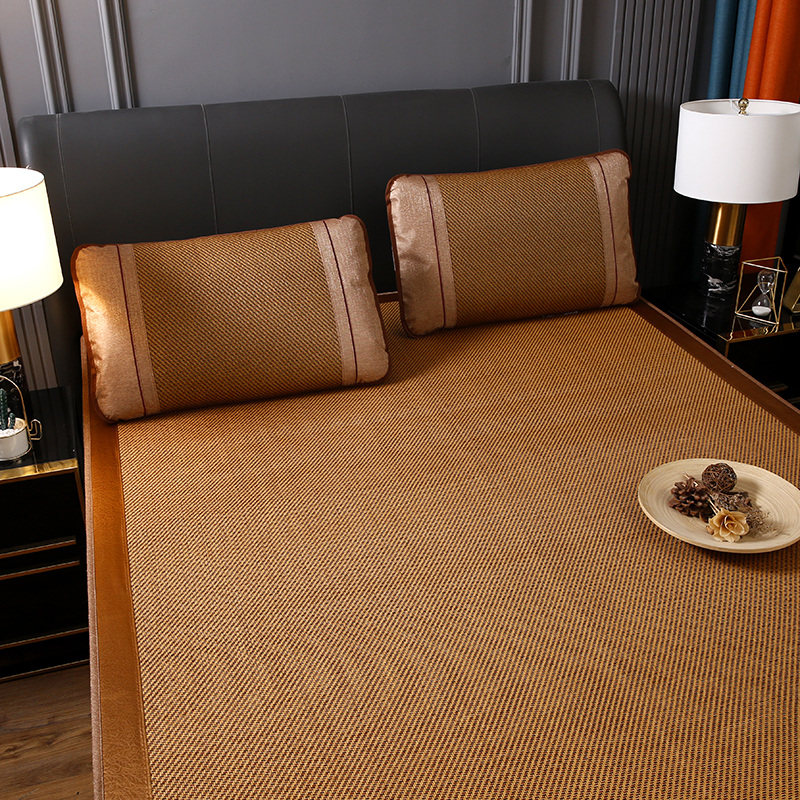 新款竹席凉席定制做双面18m床直筒夏季1I5米折叠135加厚12藤,床上用品,竹席,淘宝优惠券,粉丝福利购,淘宝优惠卷